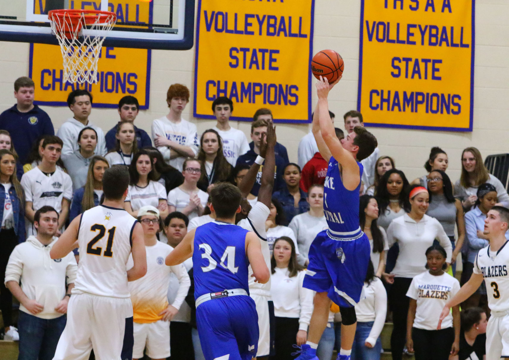 Gallery: Lake Central at Marquette Catholic boys basketball